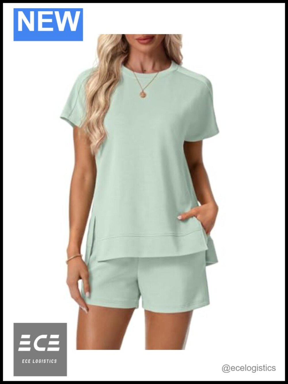 Lepunuo Women 2-Piece Shorts Set Crop Top Tracksuit Summer Travel Outfit